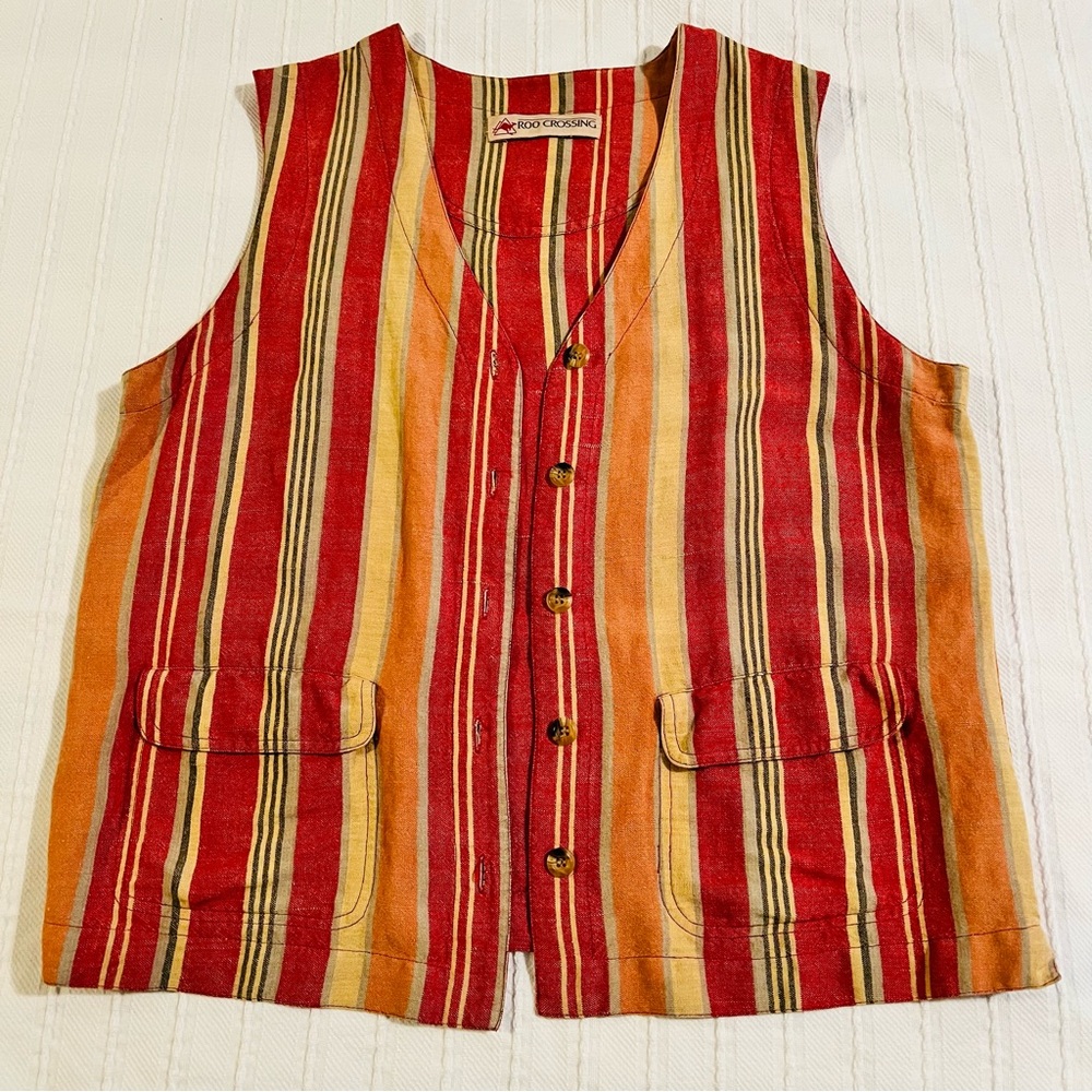 ROO CROSSING Striped Vest